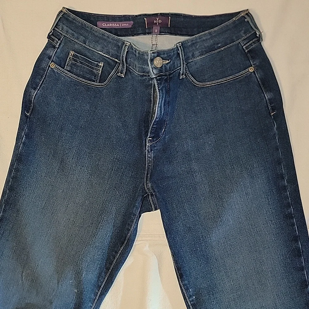 NYDJ Women's Blue Jeans SIZE 8 - Picture 4 of 9